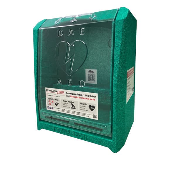 Coffre pour défibrillateur
