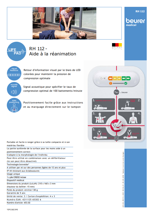 Notice d'utilisation LifePad